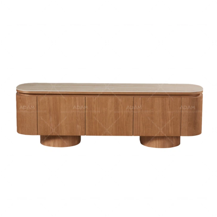 Travertine ceramic Tv Stand